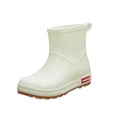 thumbnail image 2 of Botas de lluvia para mujer Botas de lluvia de pantorrilla baja impermeables para días lluviosos Lluvia versátil 235cmx17cm, 2 of 8