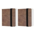 thumbnail image 1 of Diario de Acuarela Uxcell 48 Hojas (2 Pcs) 4x4" Cuadernos de Bocetos Líneas Gruesas Café, 1 of 6