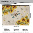 thumbnail image 7 of KUIFORTI Sunflower Dragonfly Car Trunk Liner 29" x 39" Automotive Trunk Protection Mat Practical Auto Interior Accessories Polyester for Daily Driving & Travel Use, 7 of 7