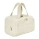 thumbnail image 2 of Neceser de viaje, neceser portátil con cremallera y asa de transporte, multiusos. Beige, 2 of 9