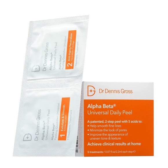 Peel Dr. Dennis Gross Alpha Beta Universal, 5 tratamientos diarios