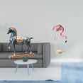 thumbnail image 2 of Figura de caballo,Figura de caballo Escultura animal coleccionable,Estatua de resina,Escultura de resina de flamenco para exteriores,Figura de pájaro,adorno decorativo para jardín, 2 of 8