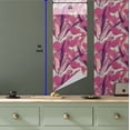 thumbnail image 5 of Ambesonne Modern Lily Peel & Stick Wallpaper for Home, Pastel Delicate Floral, 13"x36", Hot Pink Plum Magenta, 5 of 5