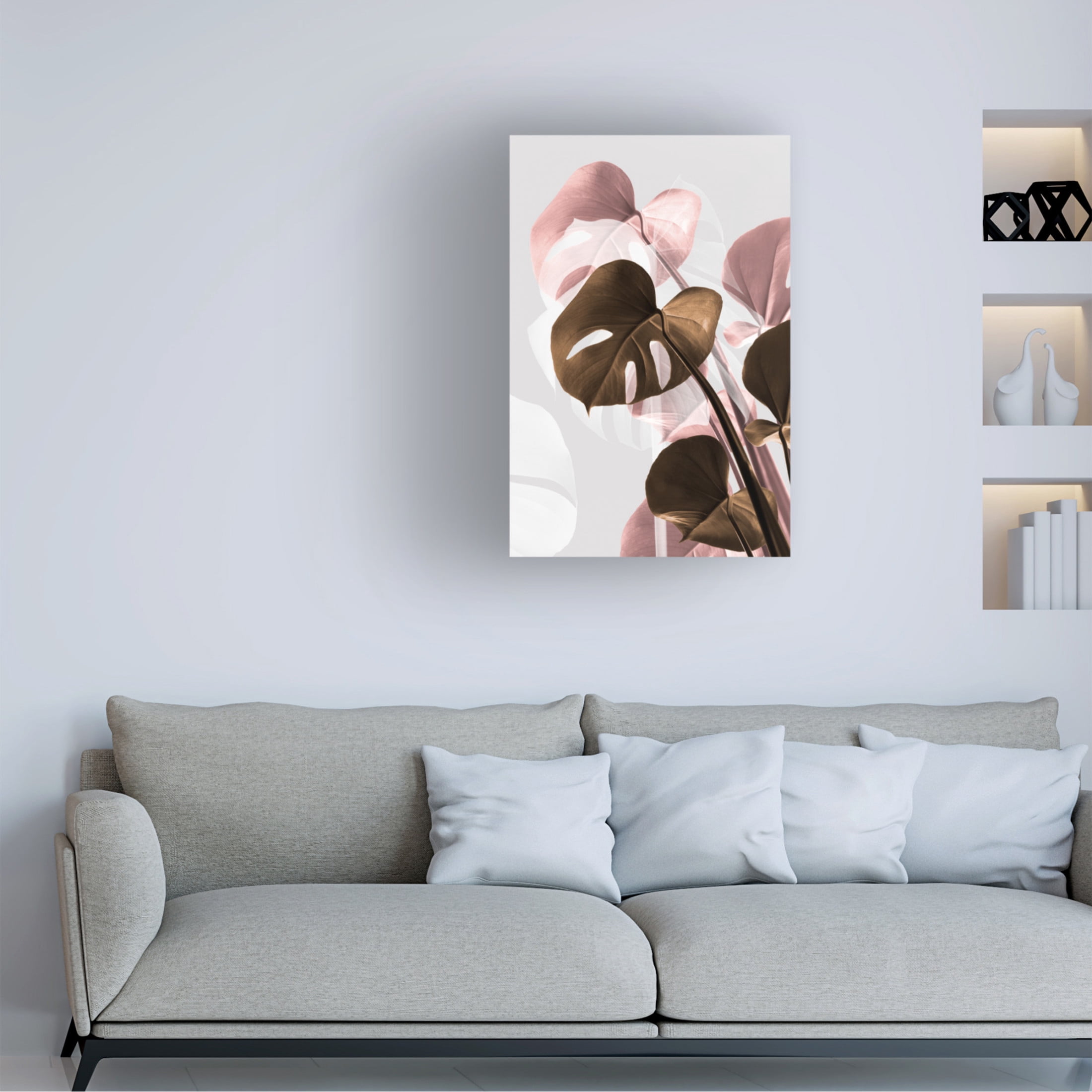 Trademark Fine Art Pictufy Studio Monstera Creative 11 Canvas Wall Art