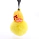 thumbnail image 1 of Llavero de bebé durmiendo, lindo llavero de muñeco de bebé con bola de piel sintética y bola de cristal rosa, colgante decorativo para bolso de coche, regalos para mujeres y niñas, 1 of 6