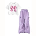 thumbnail image 2 of MuXiKeJi Clothes valentine day outfit for girls,4t Girls Outfits Cartoon Print Fashion Hoodie Pullover Tops and Pants 2pcs Outfits Clothes Set, 2 of 3