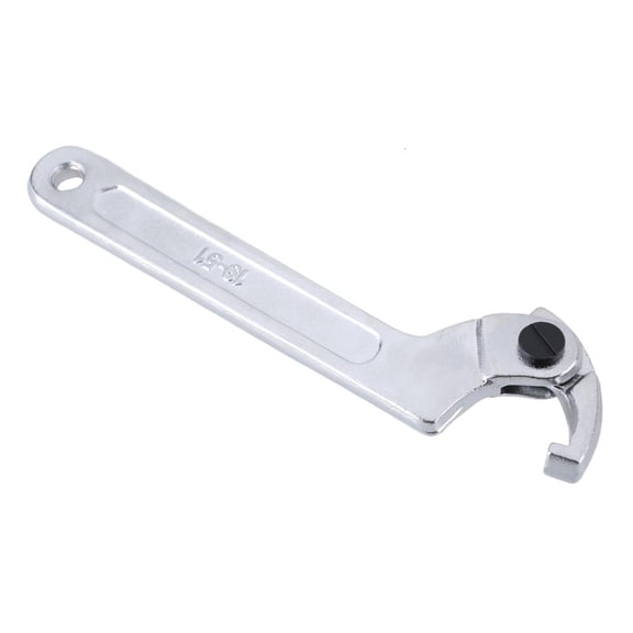 LUVNIMB C Spanner Tool Adjustable Hook Wrench Square Head 3/4-2"(19-51mm) Bolts Crescents Wrench Water Meter Wrench