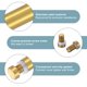 thumbnail image 4 of Uxcell 4 Pack Sign Standoff Screws, 1/2"x4" Tornillos de Publicidad de Acero Inoxidable, Dorado, 4 of 7