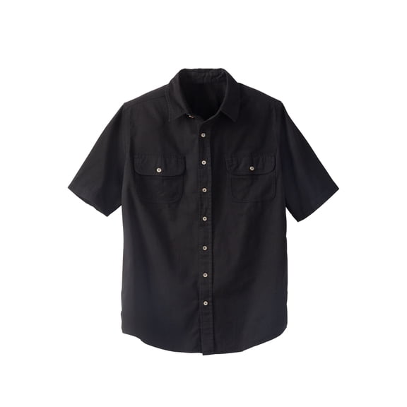 Boulder Creek By Kingsize Men's Big & Tall Short Sleeve Shirt