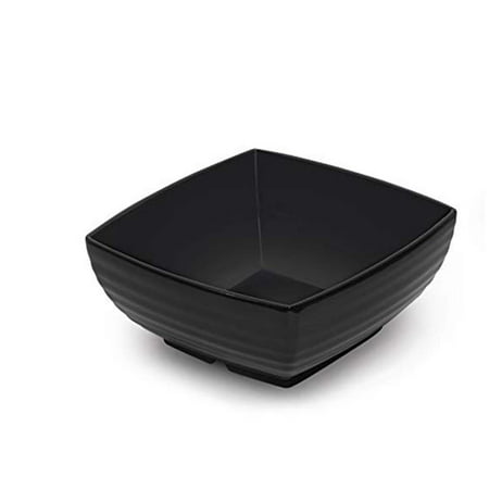 

Enterprises Black Square Bowl Break Resistant Dishwasher Safe Melamine Plastic(Pack of 1)