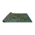 thumbnail image 2 of Ahgly Company Indoor Rectangle Oriental Turquoise Blue Industrial Area Rugs, 7' x 10', 2 of 4