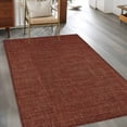 thumbnail image 3 of Dark Brown Large Area Rugs for Bedroom Living Room, Soft Non Slip Carpet Bedside Rug, Vintage Country Monochrome Chocolate Color Rectangular Floor Cover Kitchen Accent Rug 4'x6' for Office, 3 of 9