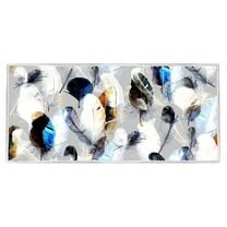 CASAFUN Microfiber Beach Towel Oversized 30x60in Black and White Leaves Quick Dry Towels for Travel Lightweight Pool Towels Beach Accessories Bath Sheets Towels for Adults Beach Necessities