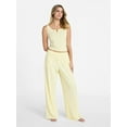 thumbnail image 2 of No Boundaries Cloud Core Sleepwear Pants, 30'' Inseam, Women’s XXS-3X, 2 of 5