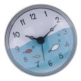 thumbnail image 5 of Shower Clock Bathroom Clock Wall Clock Bathroom Suction Mirror Clock, Selection , Gray, 75x35mm A-Gray, 5 of 8