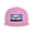 Pink, variant on Snapback Hat Colorado Flag Print Adjustable Flat Bill Brim Hat for Men Women Casual Wear Gray