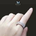 thumbnail image 2 of Cubic Zirconia / Sterling Silver 925 Ring / Rhodium plated Nickel-Free / MadDuckJewels RG1401 / Thailand Jewelry, 2 of 6