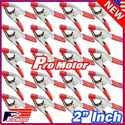 

Lot 2” inch Heavy Duty Metal Spring Clamps Tips Small Tool Clip Jaw Opening