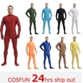 thumbnail image 2 of Traje zentai Ropa de licra Traje de piel Catsuit Disfraces de Halloween Body para adultos Mono unisex Mono de escenario que se puede personalizar, 2 of 5