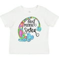 thumbnail image 3 of Inktastic Best Middle Sister Colorful Rainbow Swirls Girls Toddler T-Shirt, 3 of 5