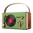 thumbnail image 1 of Altavoz Bluetooth para Exteriores, Memorias USB Decorativas portátiles de Alta Calidad de Sonido, Soporte, Altavoz Bluetooth Retro para Sala de Estar, Oficina, Verde, 1 of 5