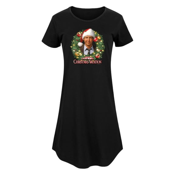 National Lampoon's Christmas Vacation - Clark Holiday Wreath - Women's Any Way Dress