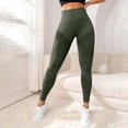 thumbnail image 7 of Resicozy 3D Cellulite Leggings Womens Compression High Waisted Compression Leggings Butt Lifting Workout Leggings Army Green S, 7 of 7