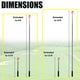 thumbnail image 4 of Recuperador De Pelotas De Golf Recogedor De Pelotas De Golf De 9 Pies, Recogedor Telescópico De Pelotas De Golf, Accesorios De Golf Para Exteriores Sywqhk Para Estrenar, 4 of 4