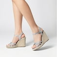 thumbnail image 7 of DREAM PAIRS Women's Stylish Wedges,Sdpw2403w,Black-Suede,Size 9, 7 of 7