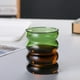 thumbnail image 3 of Vasos de cerveza de de 300 ml Vasos para beber Diseño elegante para el hogar y la cocina para restaurantes, bares, fiestas Verde Soledad Taza de transmisión, 3 of 5