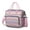 Pink-19, variant on Rustic Earthy Style Lunch Cooler Bag, Large Insulated Lunch Box with Tribal Patterns and Multi-Pockets, Foldable Tote for Work, Gym, or Getaways