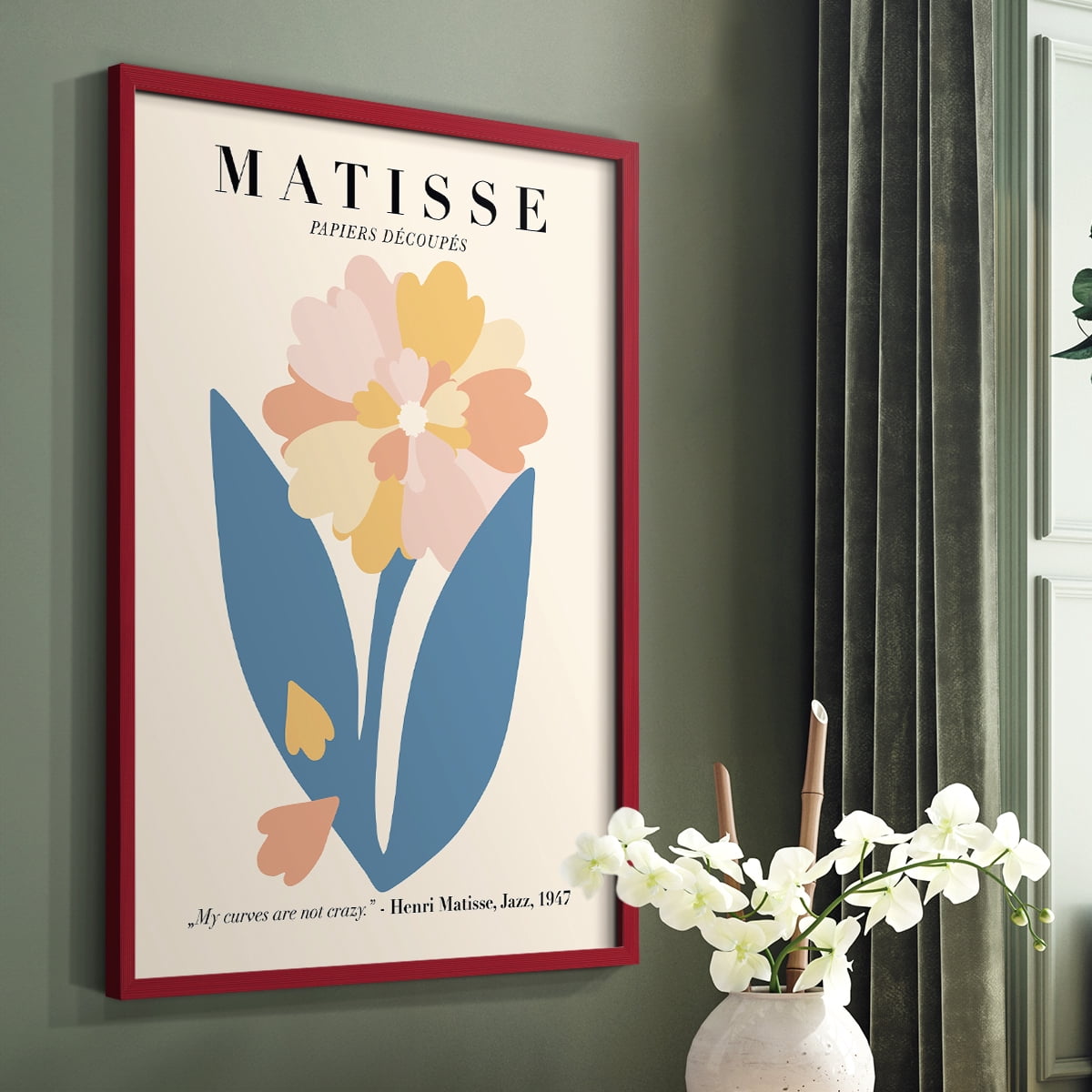 Matisse LXXXVIII Framed Print - Solid Wood