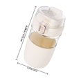 thumbnail image 2 of Houderco Vaso De Vidrio Con Funda Y Abatible Ideal Para Bebidas Y Frías, 2 of 8