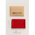 thumbnail image 4 of Camino de mesa Ling's Moment, 426 cm, chifón transparente, rojo, 4 of 5
