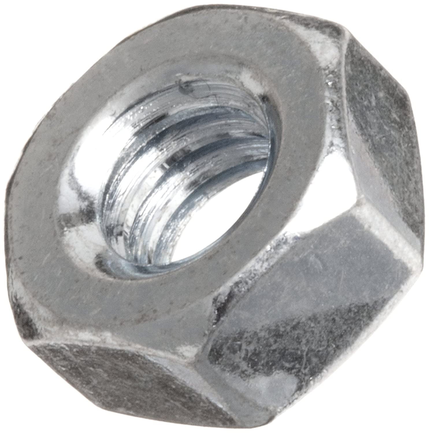 #8-36 Nylon Insert Hex Lock Nuts Grade 2 Zinc Plated Steel Qty 100 
