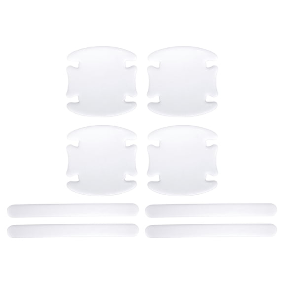 Unique Bargains 1 Set Reflective Car Door Handle Scratch Protector Anti-Scratches Auto Door Handle Protective Film Clear