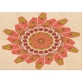 thumbnail image 1 of Ahgly Company Indoor Rectangle Patterned Orange Red Orange Area Rugs, 5' x 8', 1 of 1