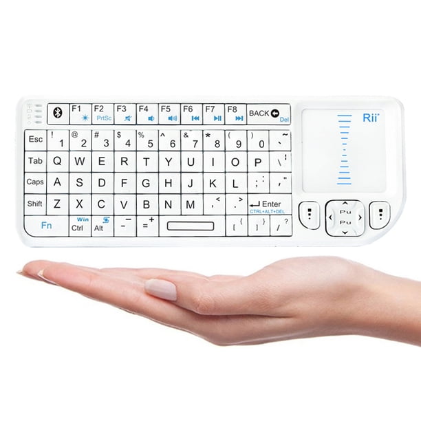 Rii Mini Wireless Bluetooth Keyboard Touchpad With Laser Pointer For Smartphone And Tablet Mini X1 Bt Walmart Com Walmart Com