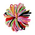 thumbnail image 3 of Kids Hair Accessories For Girls Hair Rings Assorted Color Easy Match 100Pcs, 3 of 3