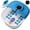 Blue, variant on SPA4PIEDS Electric Collapsible Foot Spa with Heat, Remote Control, 16 Massage Rollers, Bubble, Temperature Adjustment, Foot Care for Home Use, Black