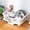 white, variant on Dish Drying Rack Kitchen Utensils Drainer Rack with Drain Board Countertop Dinnerware Plates Bowls Chopsticks Spoons Organizer