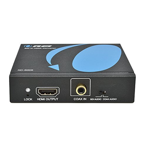 Orei Xd500S Premium Sdi To Hdmi Video Converter Supports Hdsdi, Sdsdi And 3Gsdi Signals, Sdi Andamp Coxial Audio Out