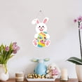 thumbnail image 1 of Letrero de Puerta con Conejito de Pascua, ¡Feliz Pascua!, para Fiestas Al Aire Libre, Decoración para Porche, Venta Al Por Mayor, 1 of 6