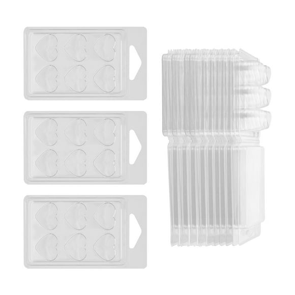 Lipstore 100pcs Shell Shaped Candle Melts, Wickless Tart Candles, Candle Making Supplies, Heart