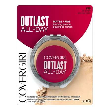 covergirl outlast powder finishing matte oz medium light