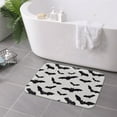 thumbnail image 6 of Halloween Non Slip Door Mat, Halloween bats grey cool print Halloween Decor Absorbent Bath Tub Mats, Bathroom Rugs Welcome Mat, Bath Mat for Halloween Decor Home, Kitchen 16x24in, 6 of 6