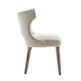 thumbnail image 6 of Porthos Home Foras Fabric Wingback Dining Chairs with Rubberwood Legs (Set of 2), 6 of 7
