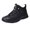 Black, variant on MERIGLARE Men Winter Snow Boots Men's Winter Short Boots for Backpacking Sports Hiking Black Size 43