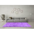 thumbnail image 3 of Ahgly Company Indoor Rectangle Abstract Purple Modern Area Rugs, 2' x 4', 3 of 4