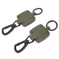 thumbnail image 4 of Porte-clés Rétractables en Métal, 2 Pcs Porte-Badge Carré Rétractable, Porte-Clés Rétractable Robuste Technologie de Pointe, 4 of 14